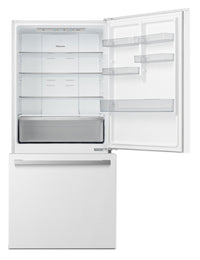 Hisense 17 Cu. Ft. Counter-Depth Bottom-Mount Refrigerator - RB17A2CWE | Réfrigérateur Hisense de 17 pi³ de profondeur comptoir à congélateur inférieur - RB17A2CWE | RB17A2CW