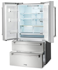Thor Kitchen 22.5 Cu. Ft. Counter-Depth French-Door Refrigerator - TRF3602 | Réfrigérateur Thor Kitchen de 22,5 pi³ à portes françaises de profondeur comptoir - TRF3602 | TRF3602S