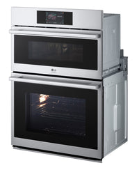 LG STUDIO 6.4 Cu. Ft. InstaView® Double Wall Oven - WCES6428F | Four mural double LG STUDIO de 6,4 pi3 avec hublot InstaViewMD - WCES6428F | WCES642F