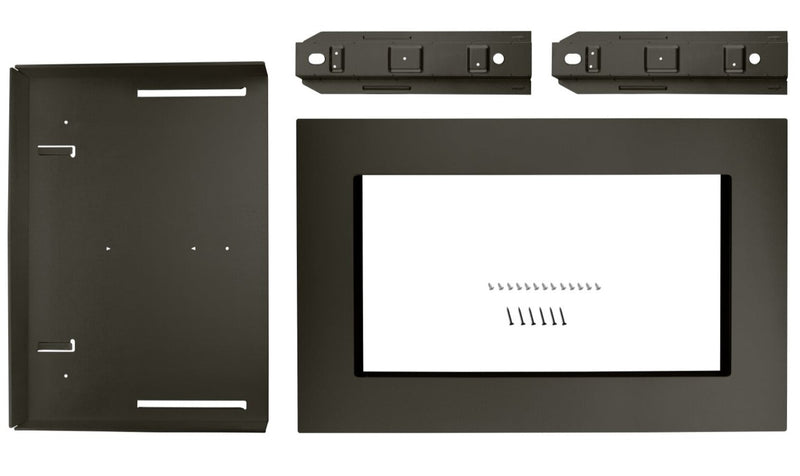 Whirlpool 30" Countertop Microwave Trim Kit - MKC2150AV - Trim Kit in Black Stainless Steel