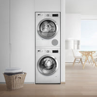 Bosch 800 Series Home Connect 2.2 Cu. Ft. Washer and 4 Cu. Ft. Condensation Dryer | Laveuse de 2,2 pi³ et sécheuse par condensation de 4 pi³ de série 800 de Bosch avec Home ConnectMC | BHFL800L