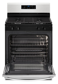 Whirlpool 5 Cu. Ft. Gas Range with Storage Drawer - WFG515S0MS | Cuisinière à gaz Whirlpool de 5 pi3 avec tiroir de rangement - WFG515S0MS | WFG515MS