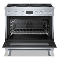 Bosch 800 Series 3.4 Cu. Ft. Industrial-Style Freestanding Gas Range - HGS8655UC | Cuisinière à gaz amovible Bosch de série 800 de 3,4 pi3 de style industriel - HGS8655UC | HGS8655U