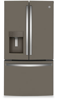 GE 22.1 Cu. Ft. Counter-Depth French-Door Refrigerator - GYE22GMNES | Réfrigérateur GE de 22,1 pi³ à portes françaises de profondeur comptoir - GYE22GMNES | GYE22GES