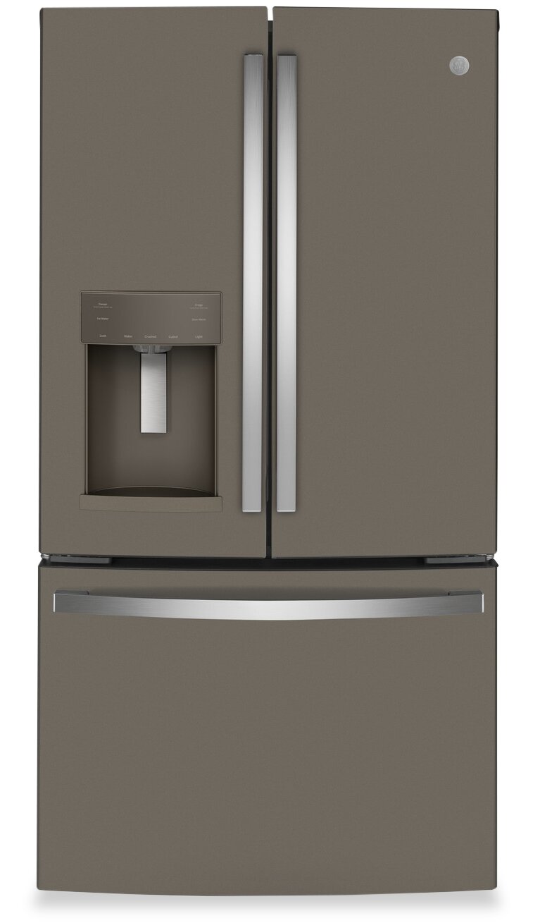 GE 22.1 Cu. Ft. Counter-Depth French-Door Refrigerator - GYE22GMNES | Réfrigérateur GE de 22,1 pi³ à portes françaises de profondeur comptoir - GYE22GMNES | GYE22GES