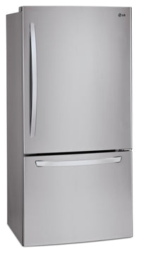 LG 22 Cu. Ft. Bottom-Freezer Refrigerator - LRDNS2200S | Réfrigérateur LG de 22 pi³ à congélateur inférieur - LRDNS2200S | LRDNS22S