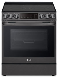 LG 6.3 Cu. Ft. Smart Front-Control Electric Range with Air Fry - LSEL6335D | Cuisinière électrique intelligente LG de 6,3 pi3 avec commandes à l’avant et AirFry - LSEL6335D | LSEL635D