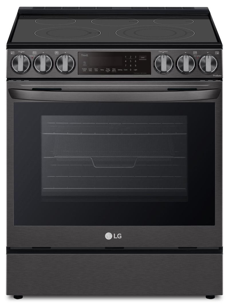 LG 6.3 Cu. Ft. Smart Front-Control Electric Range with Air Fry - LSEL6335D | Cuisinière électrique intelligente LG de 6,3 pi3 avec commandes à l’avant et AirFry - LSEL6335D | LSEL635D