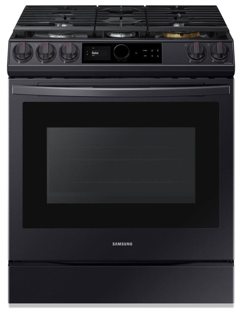 Samsung Bespoke 6 Cu. Ft. Gas Range with Air Fry - NX60T8711SG/AA | Cuisinière à gaz Bespoke Samsung de 6 pi3 avec friture à air chaud - NX60T8711SG/AA | NX60T87G
