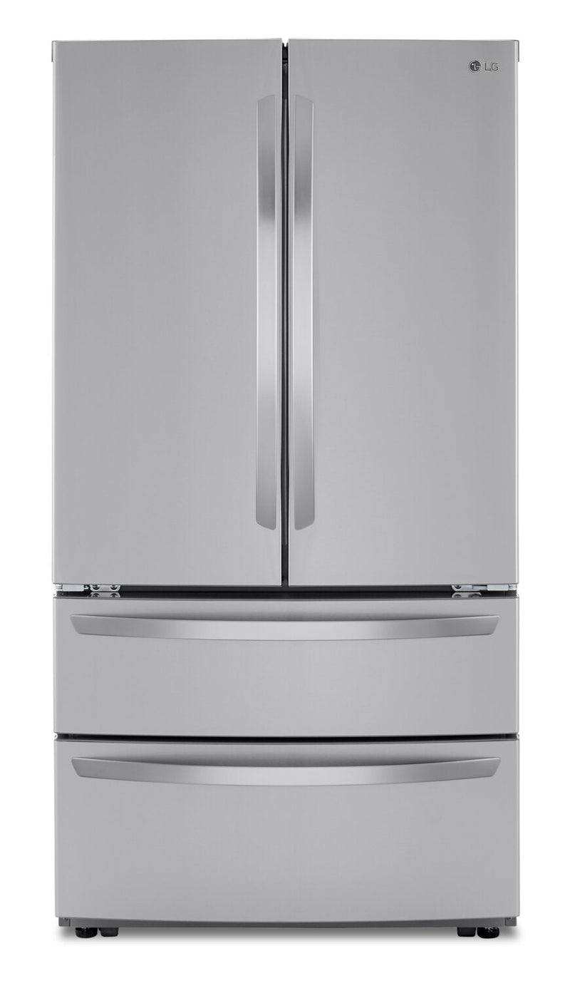 LG 23 Cu. Ft. Counter-Depth 4-Door French-Door Refrigerator with Internal Water Dispenser - LMWC23626S | Réfrigérateur LG de 23 pi³ à 4 portes françaises de profondeur comptoir avec distributeur d'eau interne - LMWC23626S | LMWC236S