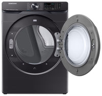 Samsung 7.5 Cu. Ft. Smart Electric Dryer with Steam Sanitize+ - DVE50R8500V/AC - Dryer in Black Stainless Steel