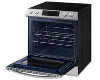 Samsung 6.3 Cu. Ft. Slide-In Electric Range with Wi-Fi Connect - NE63T8111SS/AC - Electric Range in Fingerprint Resistant Stainless Steel