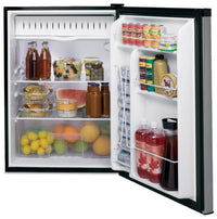 GE 5.6 Cu. Ft. Compact Refrigerator with Can Rack - GCE06GSHSB - Refrigerator in Stainless Steel
