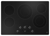 GE 30" Electric Cooktop with Built-In Knob-Control - JEP5030DTBB | Surface de cuisson électrique GE de 30 po avec boutons de commande intégrés - JEP5030DTBB | JEP5030B