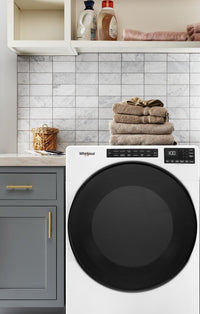 Whirlpool 7.4 Cu. Ft. Electric Dryer with Steam - YWED6605MW | Sécheuse électrique Whirlpool de 7,4 pi³ avec vapeur - YWED6605MW | YWED665W