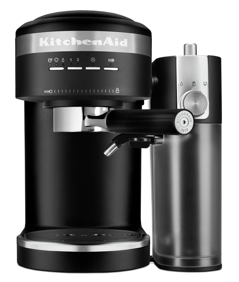KitchenAid Espresso Machine with Automatic Milk Frother - KES6404BM | Machine à espresso KitchenAid avec mousseur à lait automatique - KES6404BM | KES6404B
