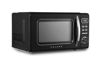 Galanz 0.7 Cu. Ft. Retro Countertop Microwave - GLCMKZ07BKR07 | Four à micro-ondes de comptoir Galanz rétro de 0,7 pi3 - GLCMKZ07BKR07 | GLCMKZ0B