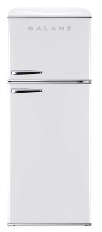 Galanz 12 Cu. Ft. Top-Freezer Retro Refrigerator - GLR12TWEEFR | Réfrigérateur rétro Galanz de 12 pi3 à congélateur supérieur - GLR12TWEEFR | GLR12TMW