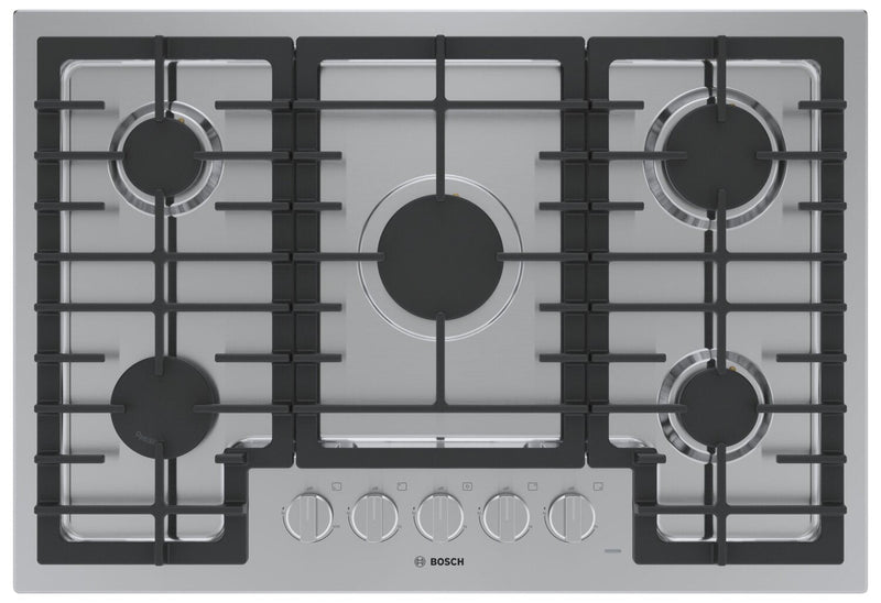 Bosch 500 Series 30" Gas Cooktop - NGM5058UC | Surface de cuisson à gaz Bosch de série 500 de 30 po - NGM5058UC | NGM505SS