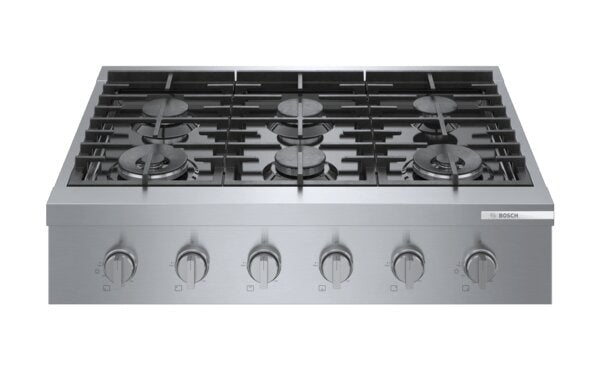 Bosch 800 Series 36" 6-Burner Gas Rangetop - RGM8658UC | Surface de cuisson à gaz Bosch de série 800 de 36 po à 6 brûleurs– RGM8658UC | RGM8658C
