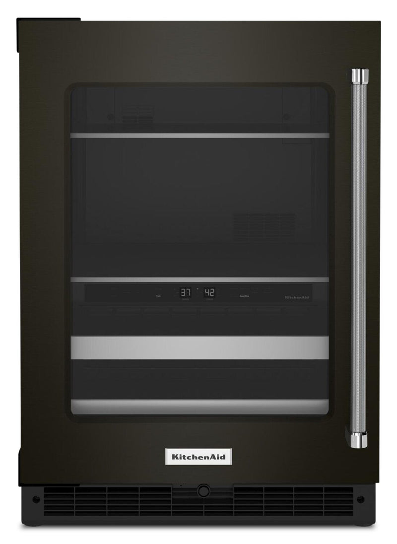 KitchenAid 4.9 Cu. Ft. 14-Bottle Beverage Centre with Left-Swing Door - KUBL314KBS | Refroidisseur à boissons KitchenAid 4,9 pi3 14 bouteilles, charnières de porte à gauche - KUBL314KBS | KUBL314B