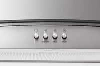 Whirlpool 30" Glass Wall Mount Range Hood - WVW51UC0LS | Hotte de cuisinière murale Whirlpool de 30 po en verre - WVW51UC0LS | WVW51UCS