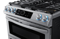 Samsung 6.5 Cu. Ft. Flex Duo™ Front-Control Dual Fuel Range - NY63T8751SS/AA - Dual Fuel Range in Fingerprint Resistant Stainless Steel