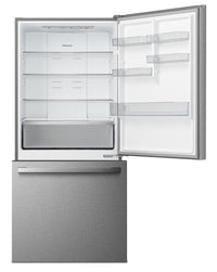 Hisense 17 Cu. Ft. Counter-Depth Bottom-Mount Refrigerator - RB17A2CSE | Réfrigérateur Hisense de 17 pi³ de profondeur comptoir à congélateur inférieur - RB17A2CSE | RB17A2CS