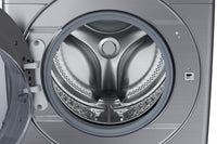 Samsung 5.2 Cu. Ft. Front-Load Washer with Steam - WF45R6100AP/US - Washer in Platinum