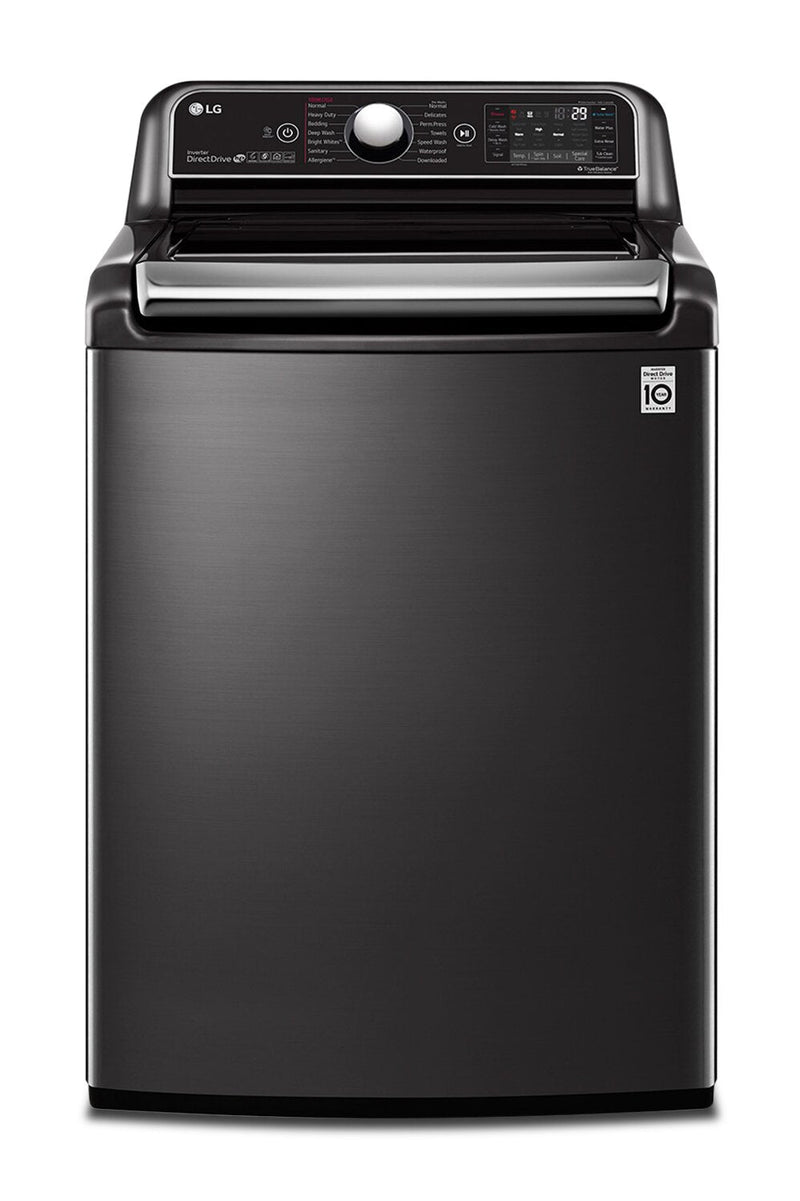 LG 6.3 Cu. Ft. Smart Top-Load Washer with TurboWash3D™ - WT7900HBA | Laveuse intelligente LG à chargement par le haut de 6,3 pi3 avec technologie TurboWash3DMC - WT7900HBA | WT7900HB