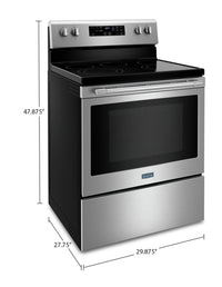Maytag 5.3 Cu. Ft. Electric Range with Air Fry - YMER7700LZ 