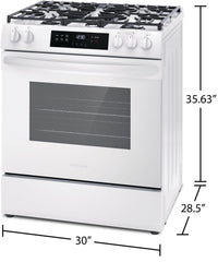 Frigidaire 5.1 Cu. Ft. Front-Control Gas Range with Quick Boil - FCFG3062AW | Cuisinière à gaz Frigidaire de 5,1 pi3 avec commandes à l’avant et ébullition rapide - FCFG3062AW | FCFG306W