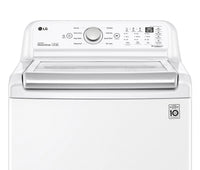 LG 5.8 Cu. Ft. Top-Load Washer with Turbo Drum™ - WT7150CW  | Laveuse LG à chargement par le haut de 5,8 pi3 avec tambour TurboDrumMC – WT7150CW  | WT7150CW