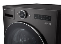 LG 5.8 Cu. Ft. Smart Front-Load Washer with AI DD™ 2.0 - WM6700HBA | Laveuse LG à chargement frontal de 5,8 pi³ avec technologie DDMC IA 2.0 - WM6700HBA | WM6700HB