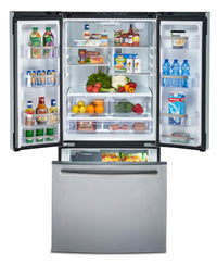GE Profile 24.8 Cu. Ft. Fingerprint-Resistant French-Door Refrigerator - PNE25NYRKFS | Réfrigérateur GE Profile 24,8 pi³ à portes françaises, résistant aux traces de doigts - PNE25NYRKFS | PNE25NYS