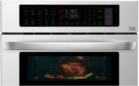 LG 6.4 Cu. Ft. Smart Combination Double Wall Oven - LWC3063ST - Double Wall Oven in Stainless Steel
