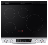 Samsung 6.3 Cu. Ft. Slide-In Electric Induction Range with Air Fry - NE63B8411SS/AC | Cuisinière électrique encastrée Samsung de 6,3 pi3 induction, friture à air Air Fry - NE63B8411SS/AC | NE63B8SS