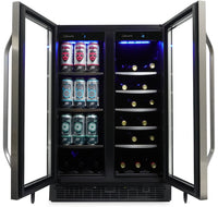 Silhouette Emmental 5.1 Cu. Ft. Dual Zone French-Door Beverage Centre - SBC051D1BSS - Beverage Centre in Stainless Steel