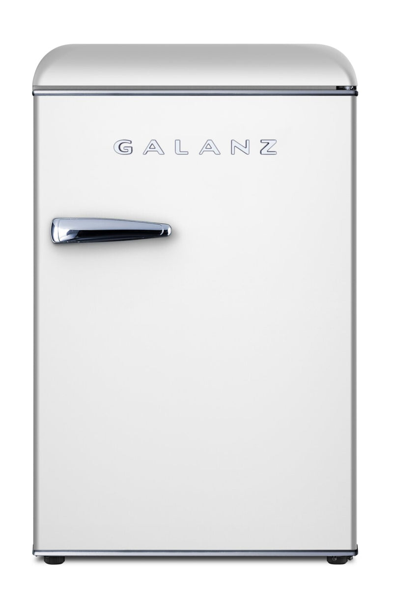 Galanz 2.5 Cu. Ft. Retro Compact Refrigerator - GLR25MWER10 | Réfrigérateur compact Galanz rétro de 2,5 pi3 - GLR25MWER10 | GLR25MWW