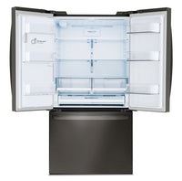 LG 22 Cu. Ft. Smart Counter-Depth French-Door Refrigerator - LFXC22526D - Refrigerator in PrintProof™ Black Stainless Steel