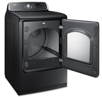 Samsung 7.4 Cu. Ft. Front-Load Electric Dryer - DVE52T7650V/AC - Dryer in Black Stainless Steel