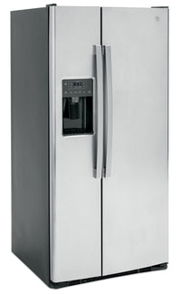 GE 23 Cu. Ft. Side-by-Side Refrigerator - GSS23GYPFS | Réfrigérateur GE de 23 pi3 à compartiments juxtaposés - GSS23GYPFS | GSS23GGS