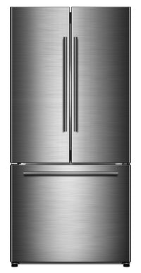 Galanz 18 Cu. Ft. Counter-Depth French-Door Refrigerator - GLR18FS5M16 | Réfrigérateur Galanz de 18 pi³ à portes françaises de profondeur comptoir - GLR18FS5M16 | GLR1816S