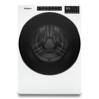 Whirlpool 5.2 Cu. Ft. Front-Load Washer and 7.4 Cu. Ft. Gas Dryer - White | Laveuse à chargement frontal de 5,2 pi³ et sécheuse à gaz de 7,4 pi³ de Whirlpool - blanches | WHFL565G