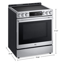LG STUDIO 6.3 Cu. Ft. Smart Electric Induction Range with Air Fry - LSIS6338F | Cuisinière intelligente électrique à induction LG STUDIO 6,3 pi3 et friture à air Air Fry - LSIS6338F | LSIS638F