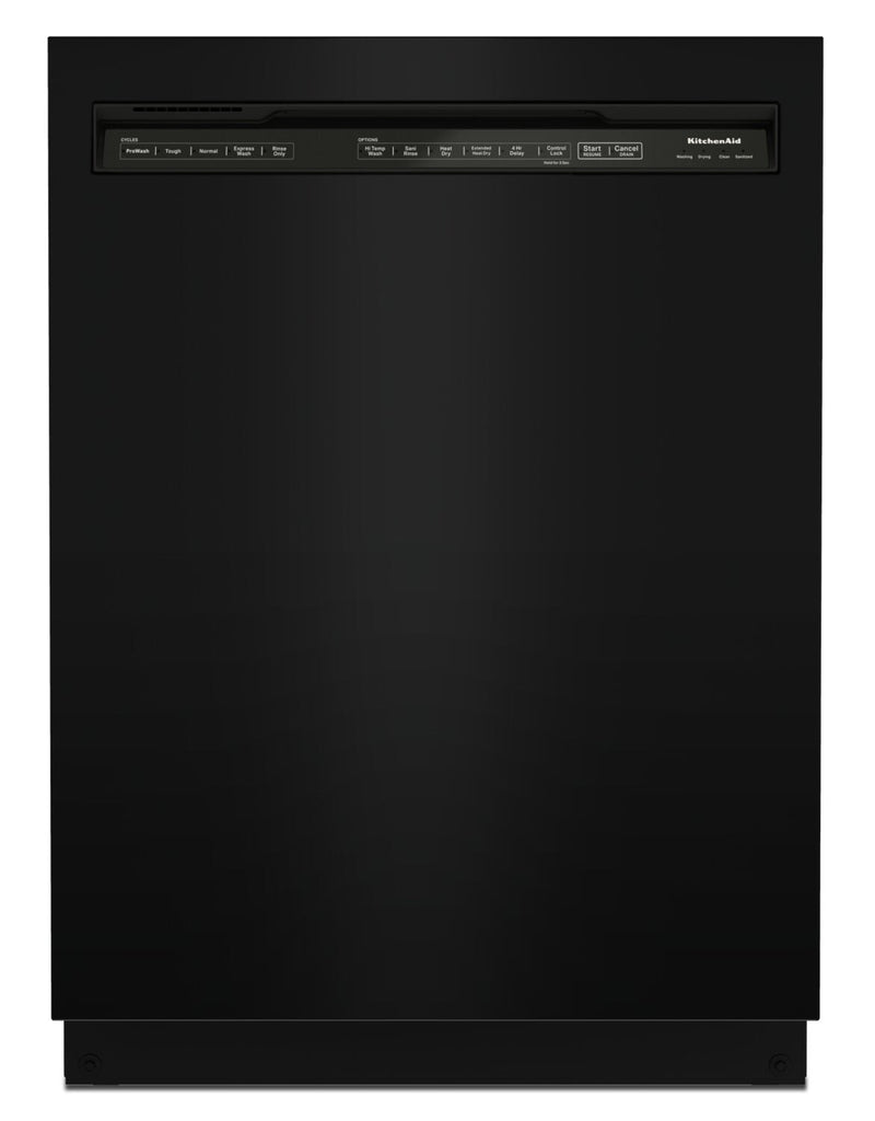 KitchenAid 47 dB Front-Control Dishwasher with ProWash™ Cycle - KDFE104KBL | Lave-vaisselle KitchenAid de 47 dB avec commandes à l'avant et cycle ProWashMC -  KDFE104KBL | KDFE10LL
