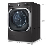 LG 6 Cu. Ft. Smart Mega Capacity Front-Load Washer - WM8900HBA  | Laveuse intelligente LG à chargement frontal à grande capacité de 6 pi3 - WM8900HBA  | WM8900HB