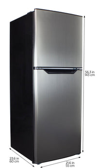 Danby 7 Cu. Ft. Apartment Size Top-Freezer Refrigerator - DFF070B1BSLDB-6 | Réfrigérateur Danby de 7 pi3 de format appartement à congélateur supérieur - DFF070B1BSLDB-6 | DFF070B1