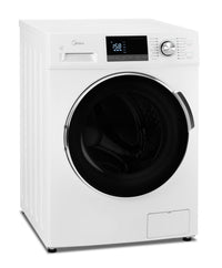Midea 3.1 Cu. Ft. Front-Load Washer - MLH27N5AWWC | Laveuse Midea à chargement frontal de 3,1 pi3 - MLH27N5AWWC | MLH27N5W