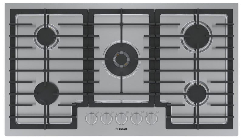 Bosch 800 Series 36" Gas Cooktop - NGM8658UC | Surface de cuisson à gaz Bosch de série 800 de 36 po - NGM8658UC | NGM865SS